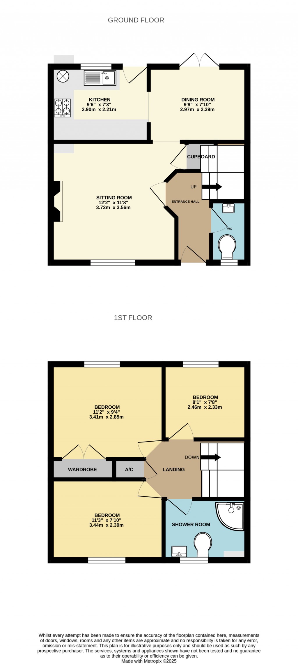 Floorplans For Webber Road, Shepton Mallet, Somerset
