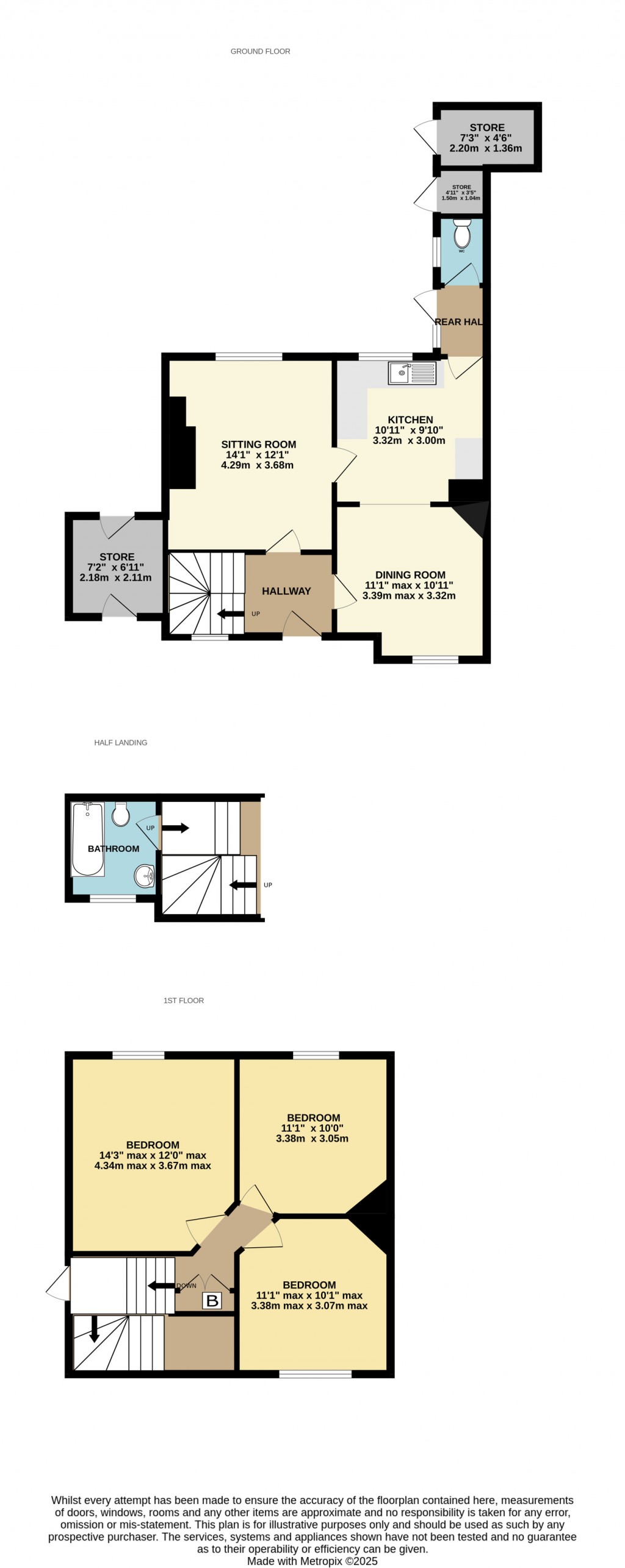 Floorplans For Paul Street, Shepton Mallet, Somerset