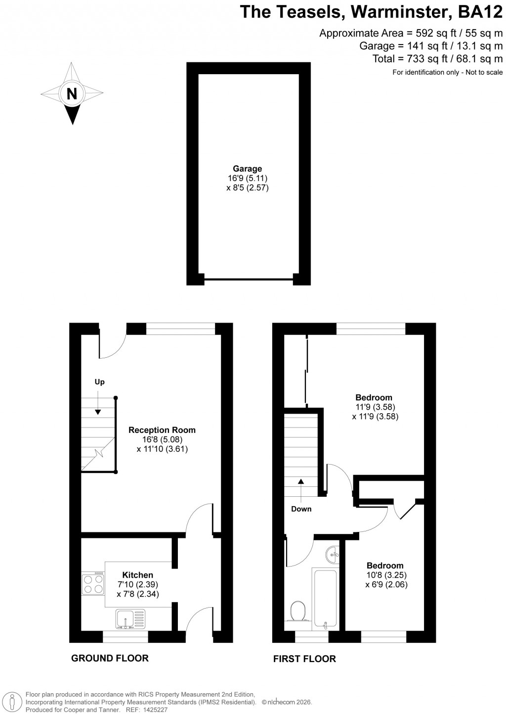 Floorplans For The Teasels, Warminster, Wiltshire