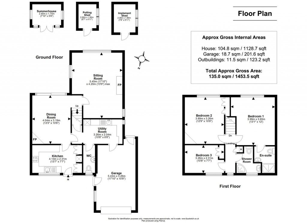 Floorplans For Careys Cottages , Brockenhurst, SO42