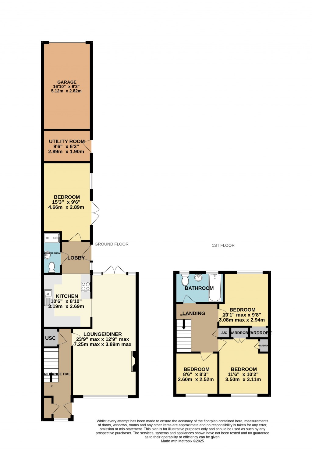 Floorplans For Harewell Walk, Wells, Somerset
