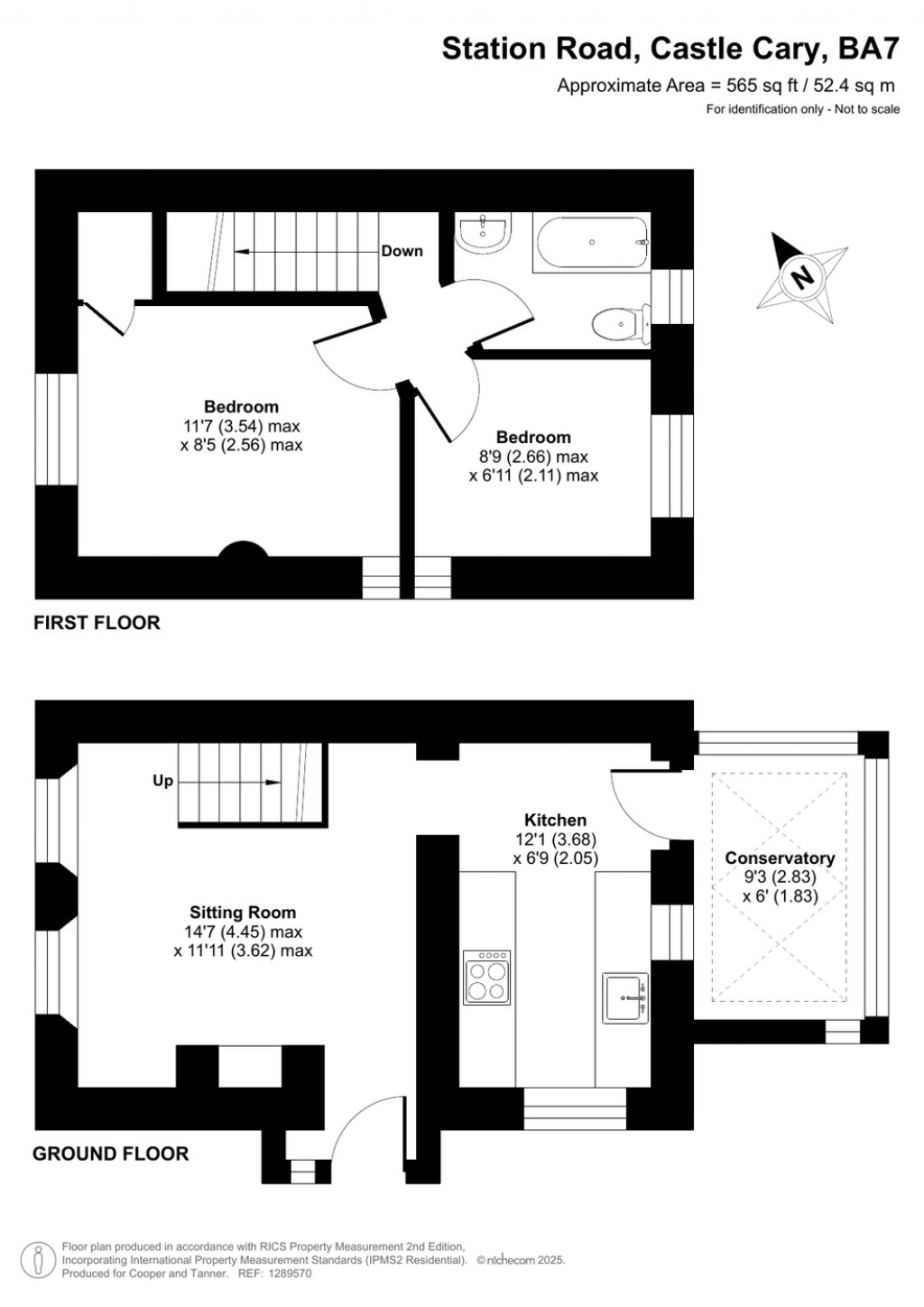 Floorplans For Station Road, Castle Cary, Somerset