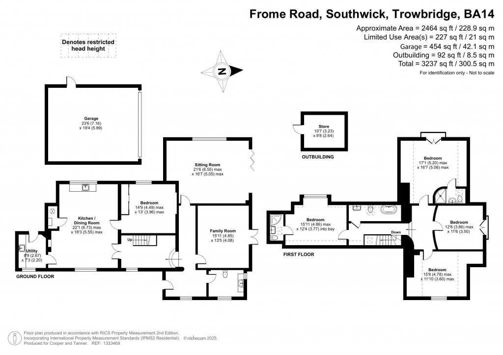 Floorplans For Southwick, Trowbridge, Wiltshire