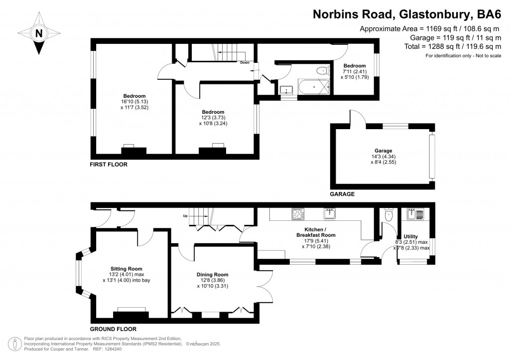Floorplans For Norbins Road, Glastonbury