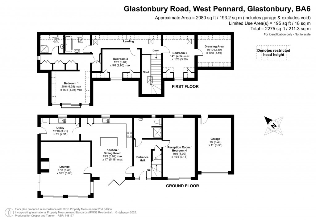 Floorplans For West Pennard, Somerset