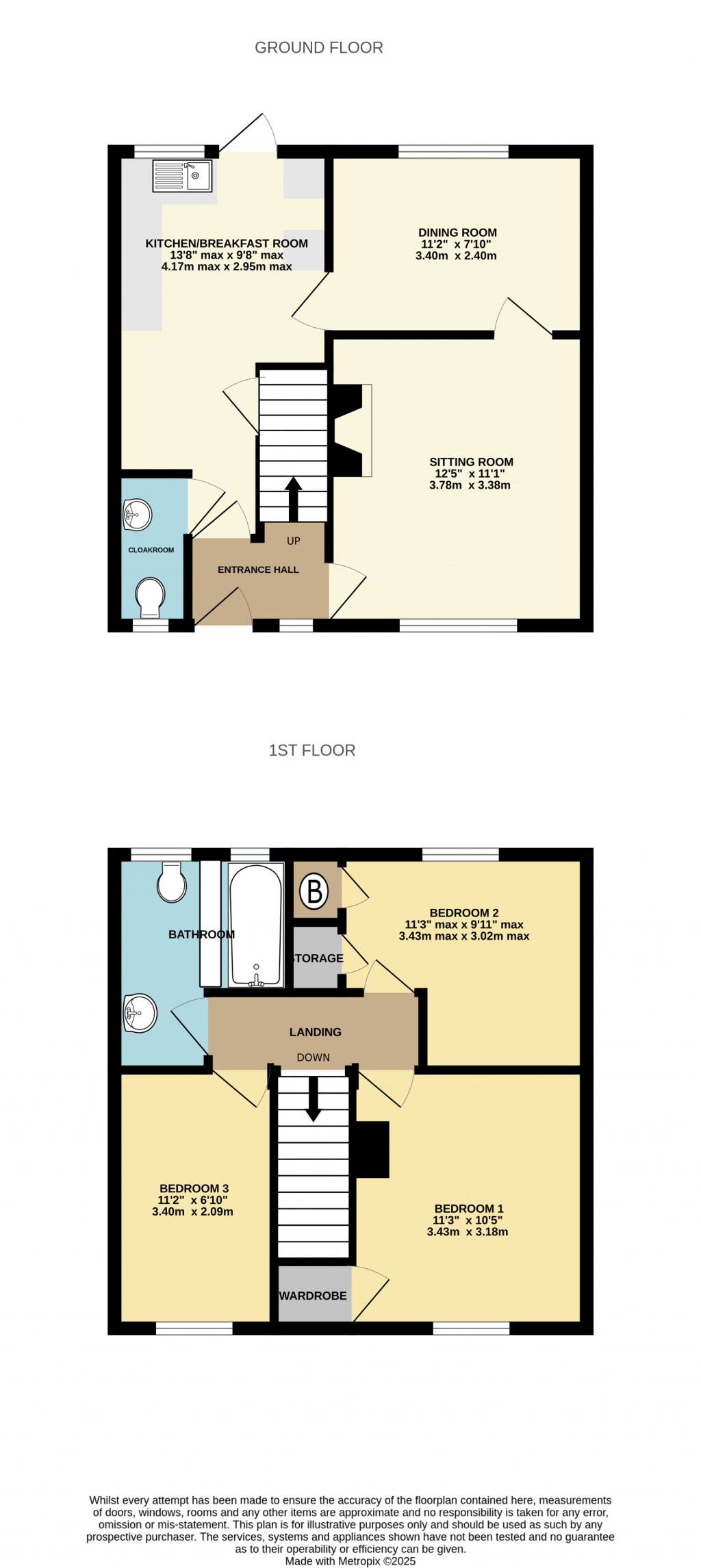 Floorplans For Duchy Road, Shepton Mallet, Somerset