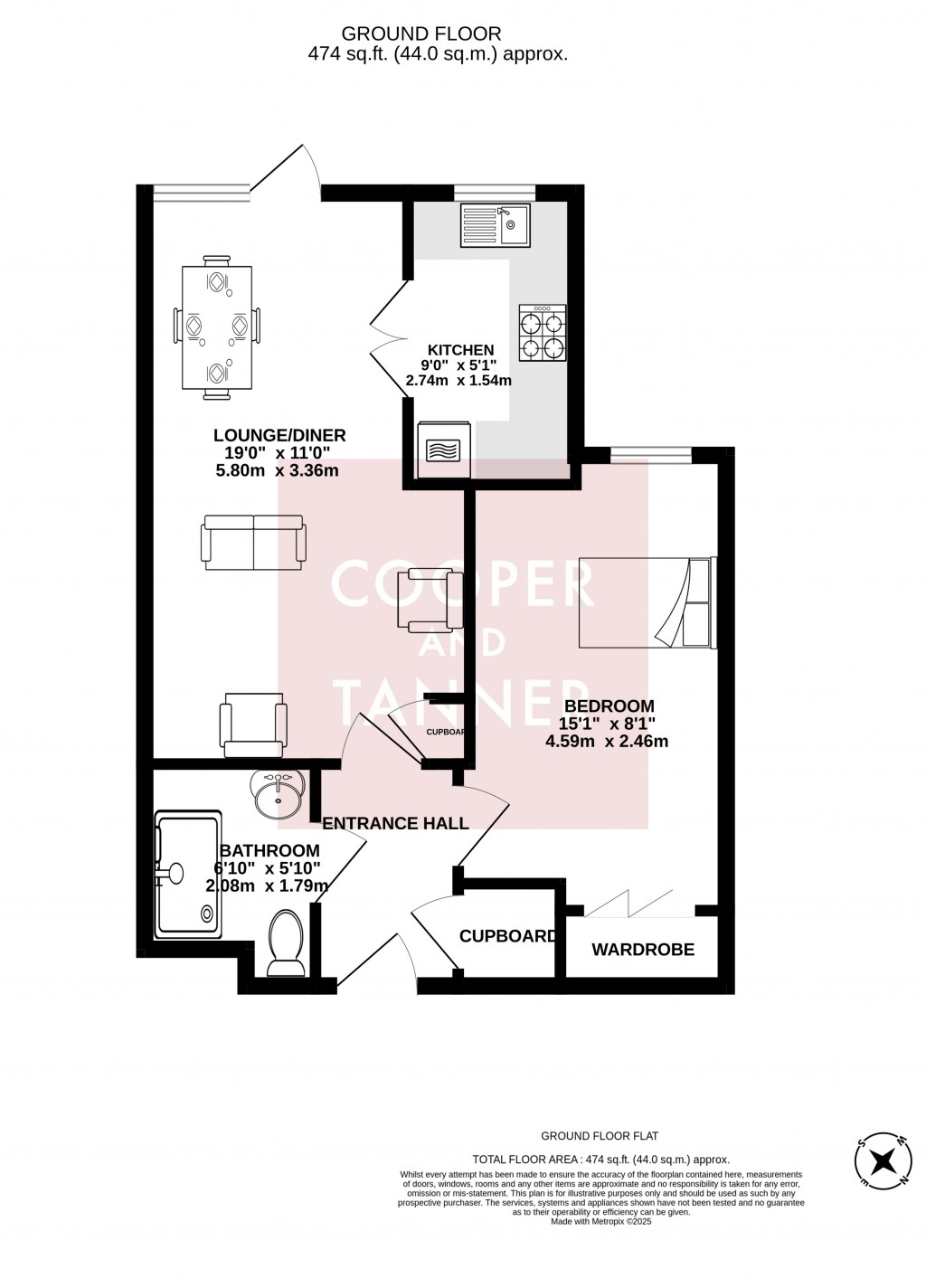 Floorplans For Bluestone Court, Street, Somerset