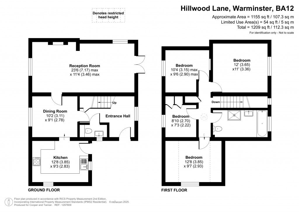 Floorplans For Hillwood Lane, Warminster, Wiltshire