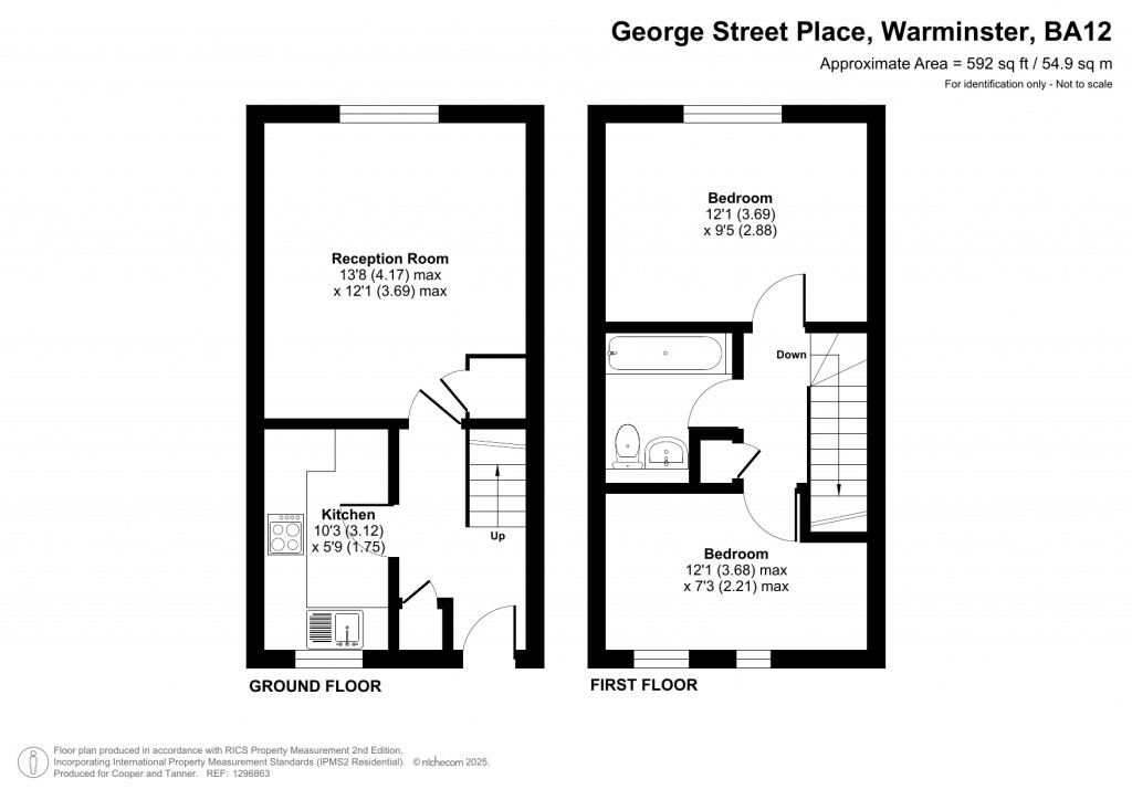 Floorplans For George Street Place, Warminster, Wiltshire