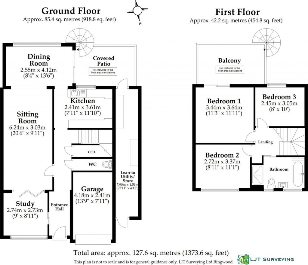 Floorplans For Oaklands Close, Fordingbridge, SP6