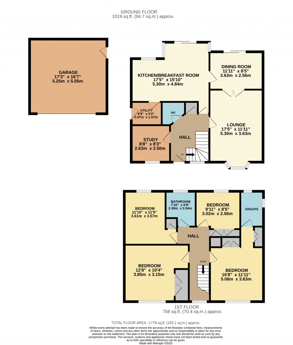 Floorplans For Hippisley Drive, Axbridge, Somerset