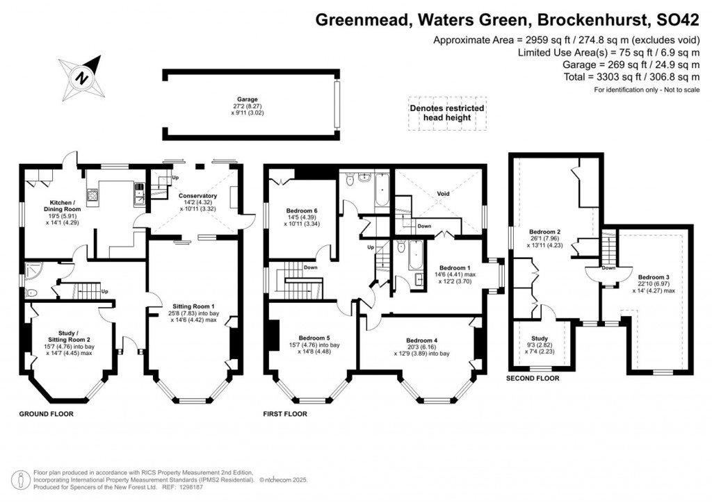 Floorplans For Waters Green, Brockenhurst, SO42