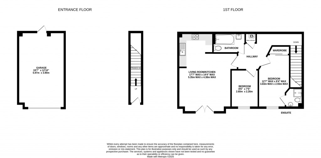 Floorplans For Sharpham Road, Glastonbury, Somerset