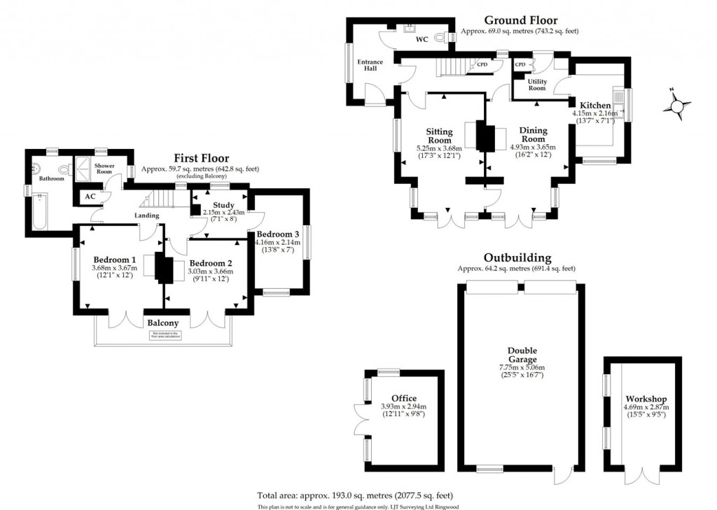 Floorplans For The Common, Woodgreen, Fordingbridge, SP6