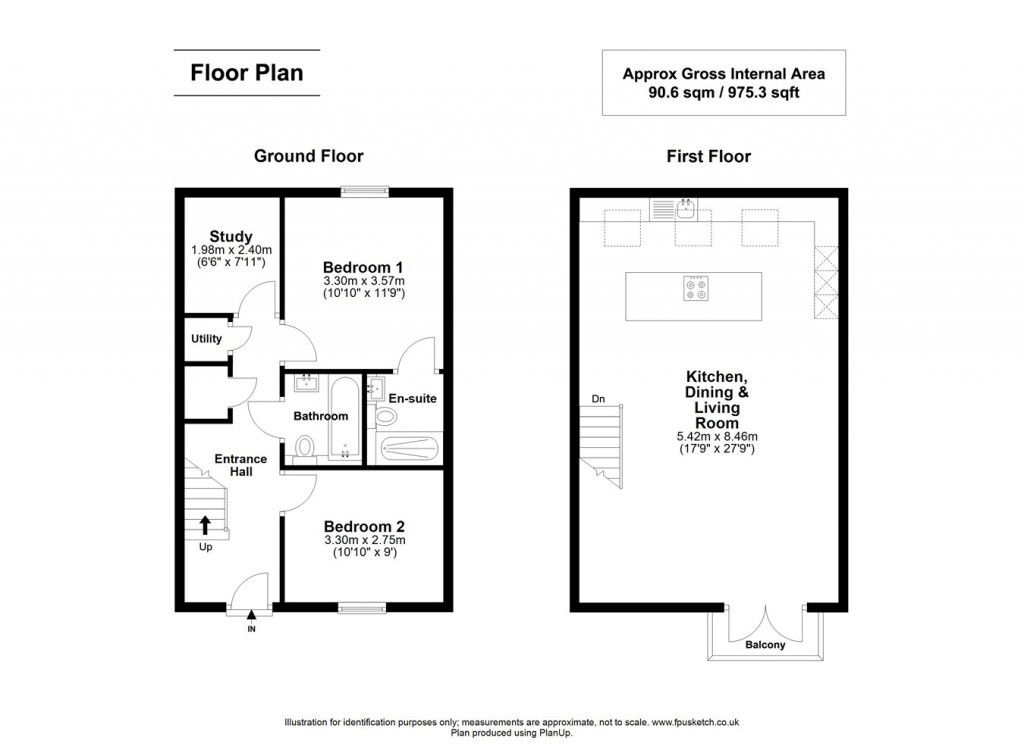 Floorplans For Connaught Place, Brockenhurst, SO42