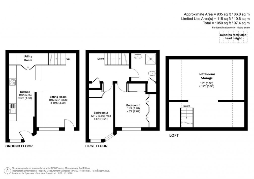 Floorplans For Rhinefield Road, Brockenhurst, SO42