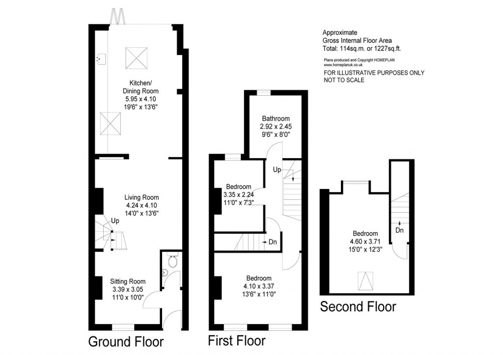 Floorplans For Western Road, Lymington, SO41