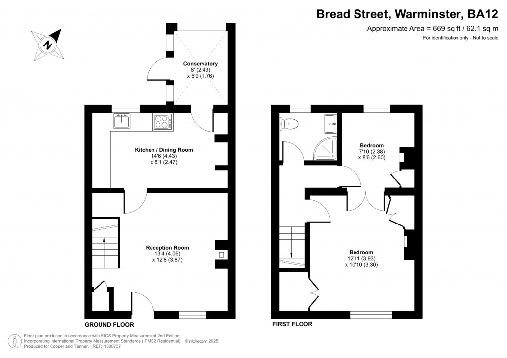 Floorplans For Bread Street, Warminster, Wiltshire