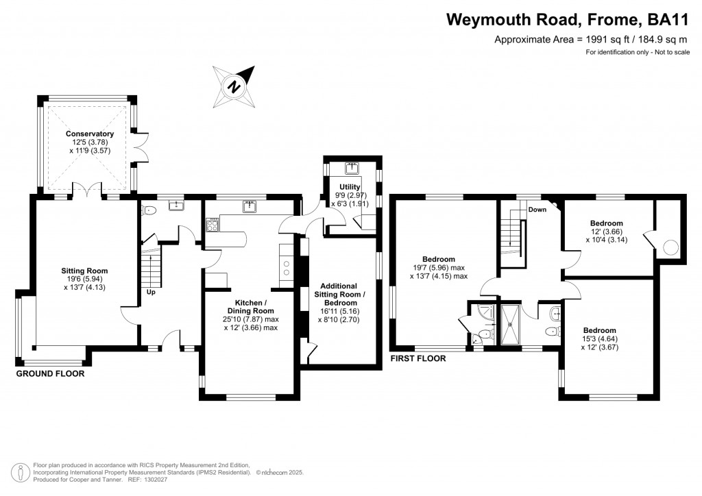 Floorplans For Weymouth Road, Frome, Somerset