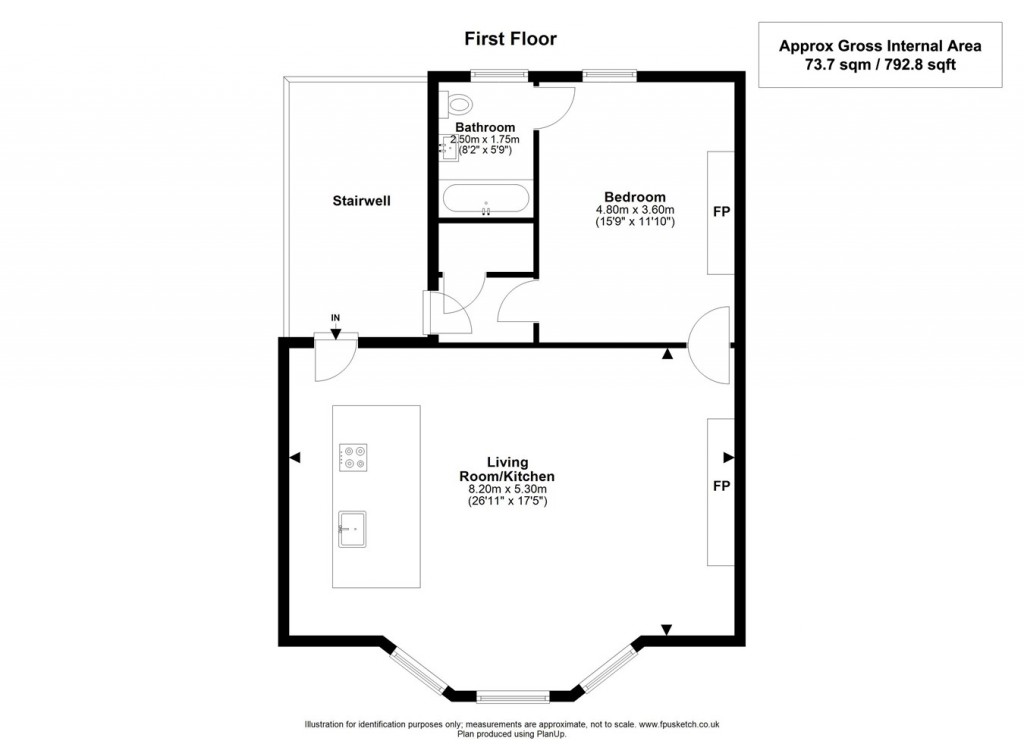 Floorplans For High Street, Lymington, so41