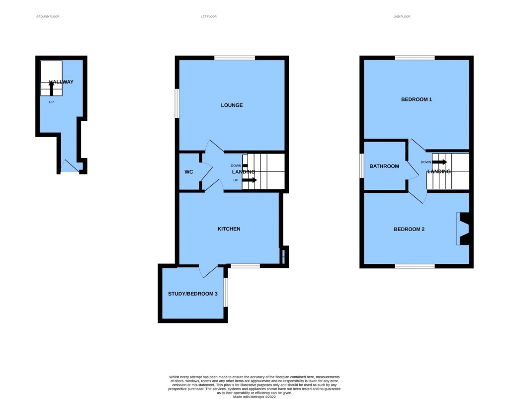 Floorplans For High Street, Battle, East Sussex