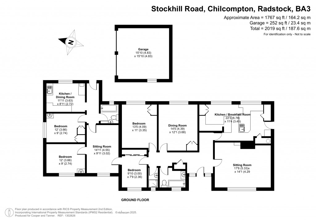 Floorplans For Stockhill Road, Chilcompton, Radstock, Somerset