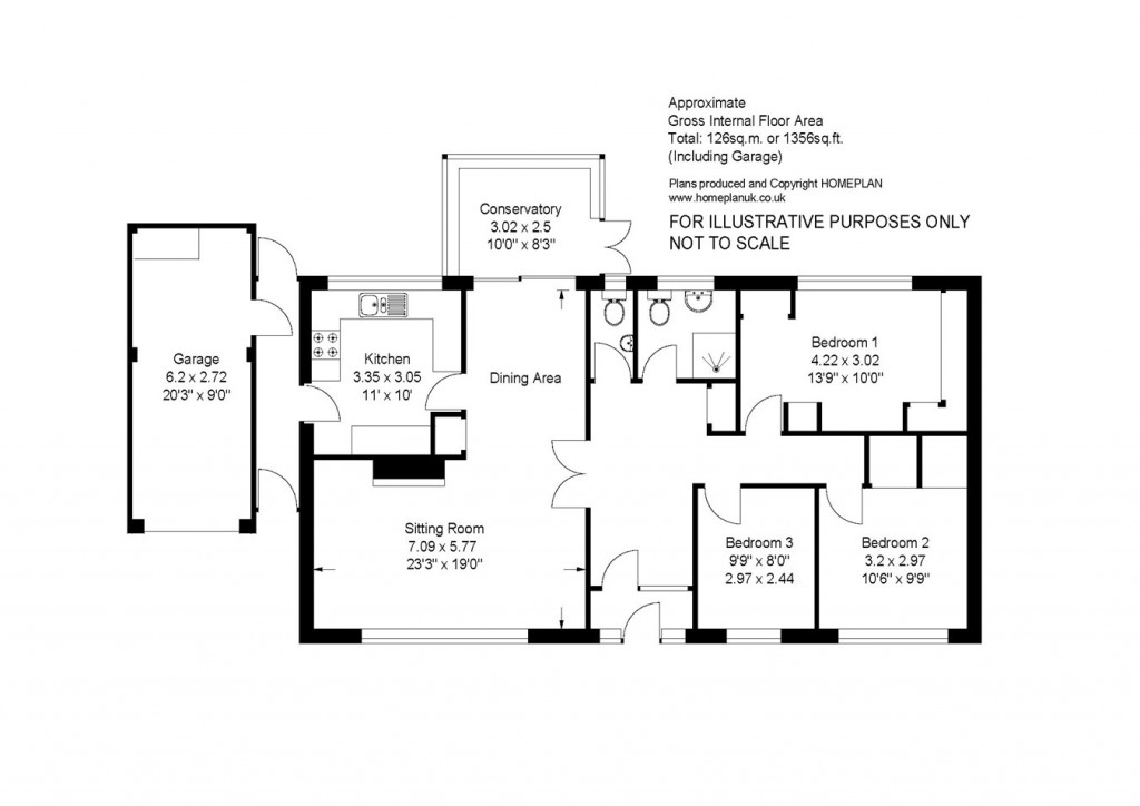 Floorplans For Forest Way, Everton, Lymington, SO41