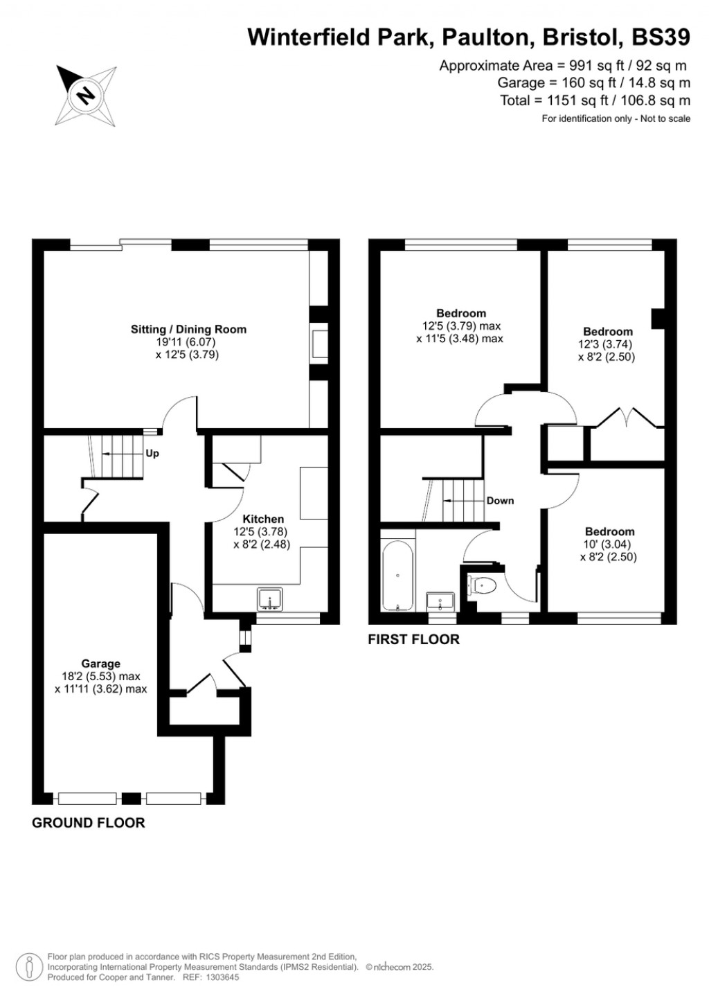 Floorplans For Winterfield Park, Paulton, Bristol, Somerset