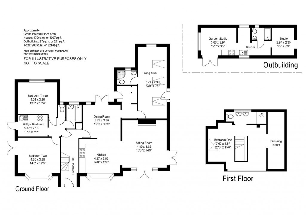 Floorplans For Blackbush Road, Milford on Sea, Lymington, SO41
