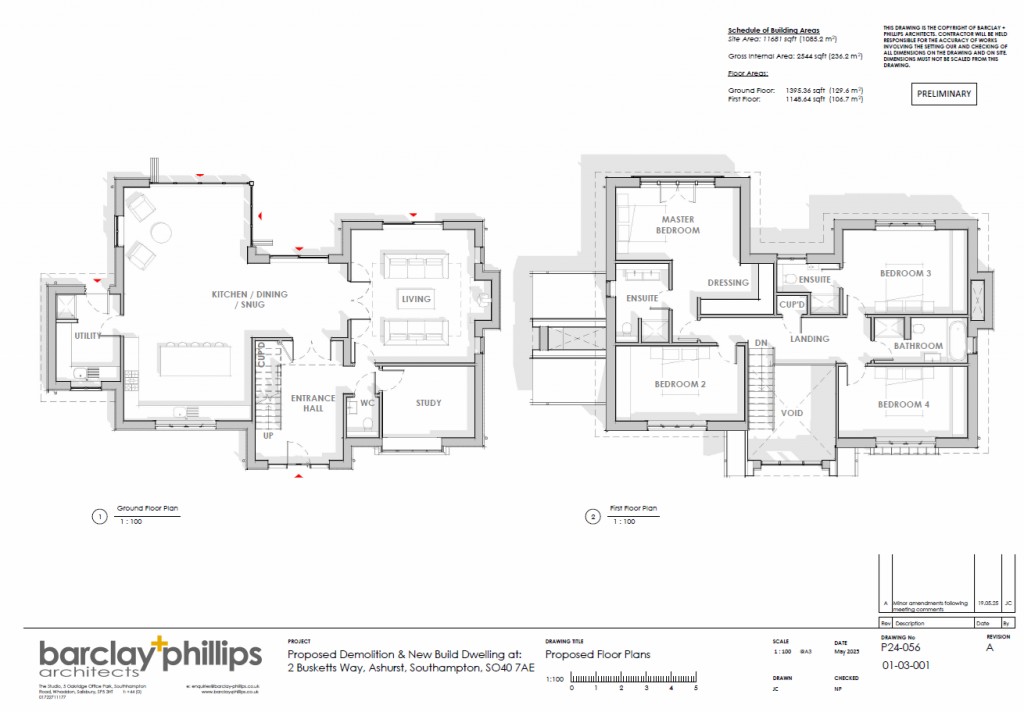 Floorplans For Busketts Way, Ashurst, Southampton, SO40