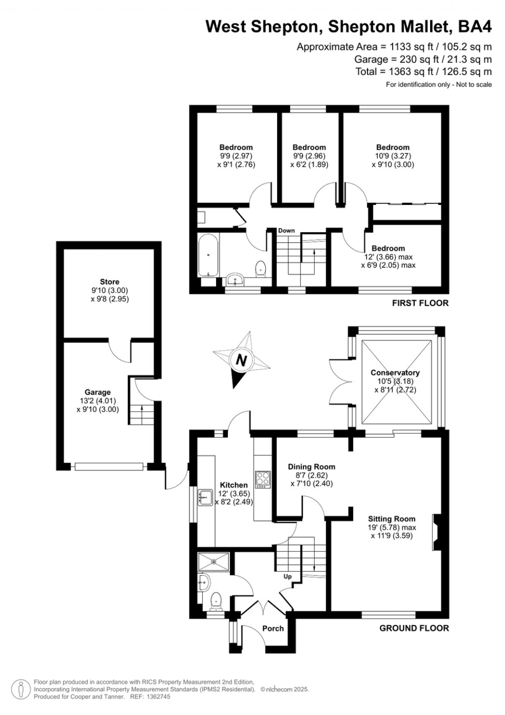 Floorplans For West Shepton, Shepton Mallet, Somerset