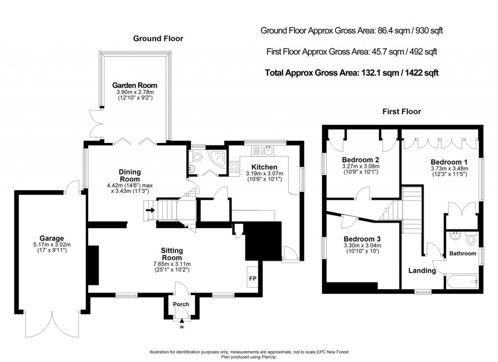Floorplans For Durnstown, Sway, Lymington, SO41