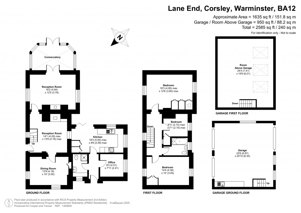 Floorplans For Corsley, Warminster, Wiltshire