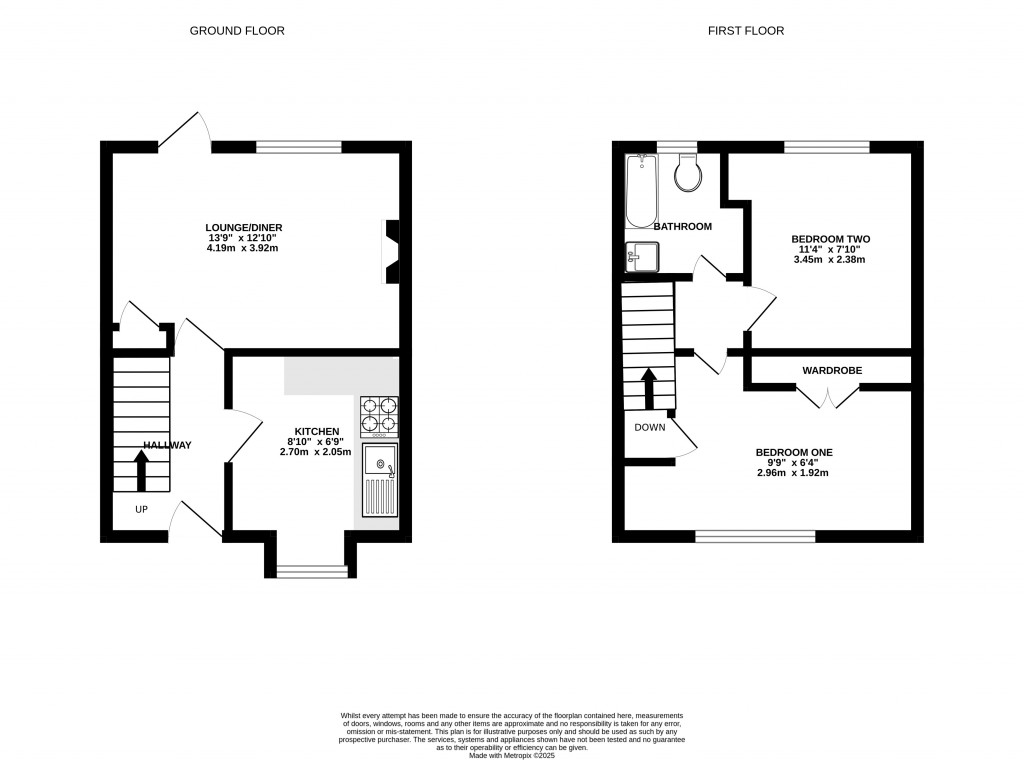 Floorplans For Stag Way, Glastonbury, Somerset
