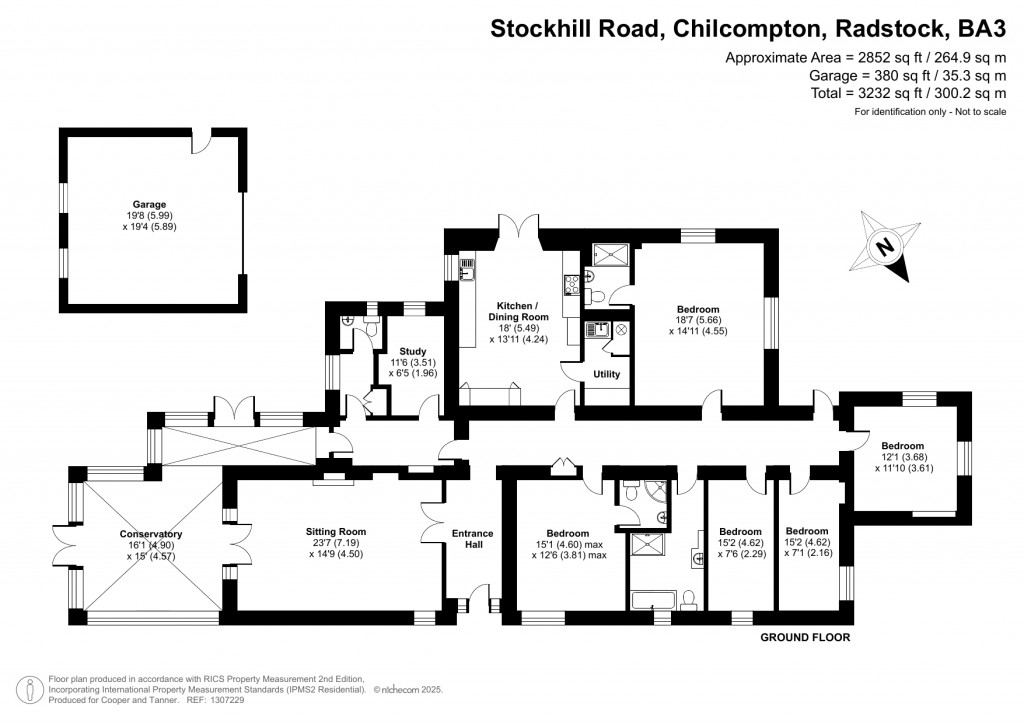 Floorplans For Chilcompton, Radstock, Somerset