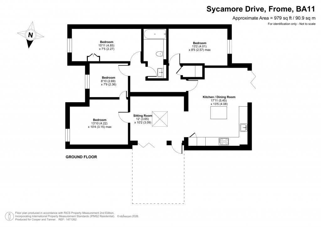 Floorplans For Sycamore Drive, Frome, Somerset
