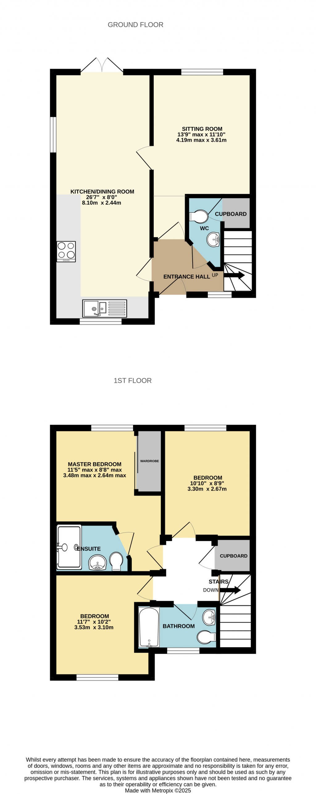 Floorplans For Bourke Road, Shepton Mallet, Somerset
