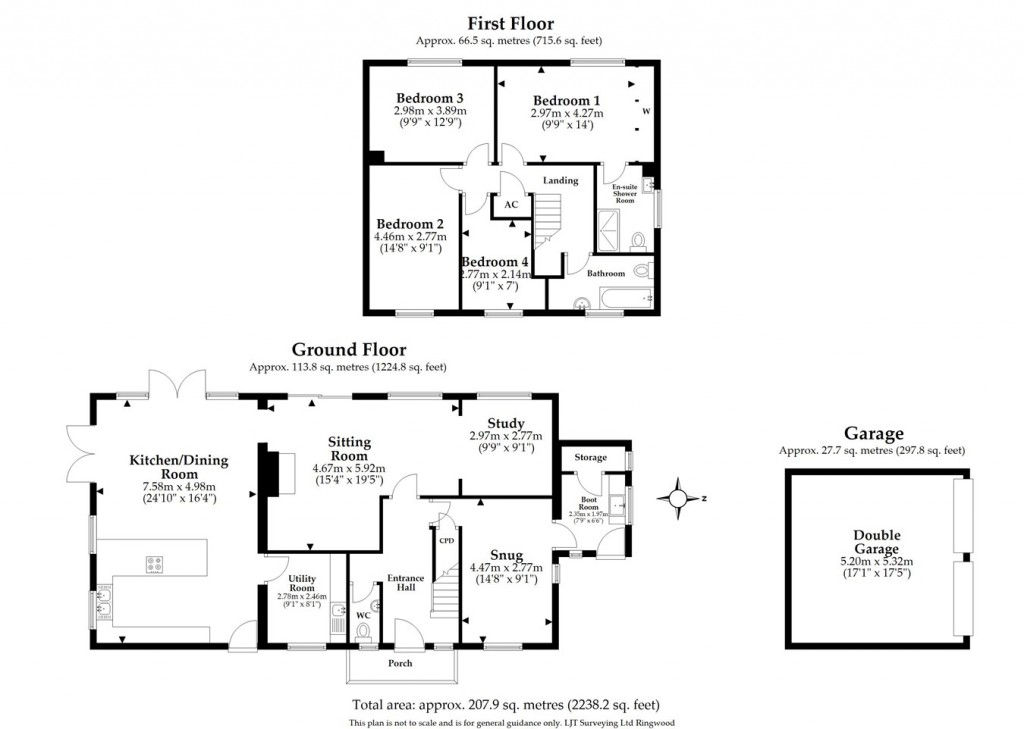 Floorplans For Little Woodfalls Drive, Woodfalls, Salisbury, SP5