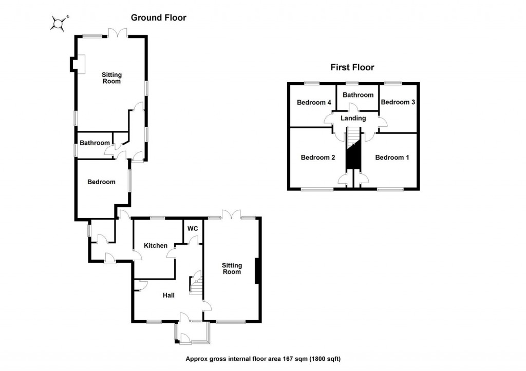 Floorplans For Redgates Lane, Sewards End, Saffron Walden