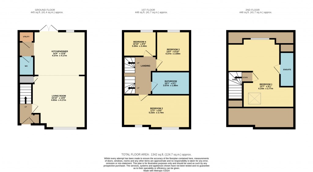Floorplans For Steart Bushes, Cheddar, Somerset