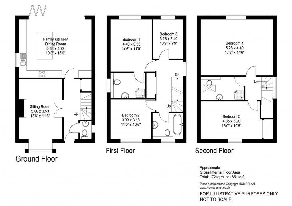 Floorplans For Westover Road, Milford on Sea, Lymington, SO41