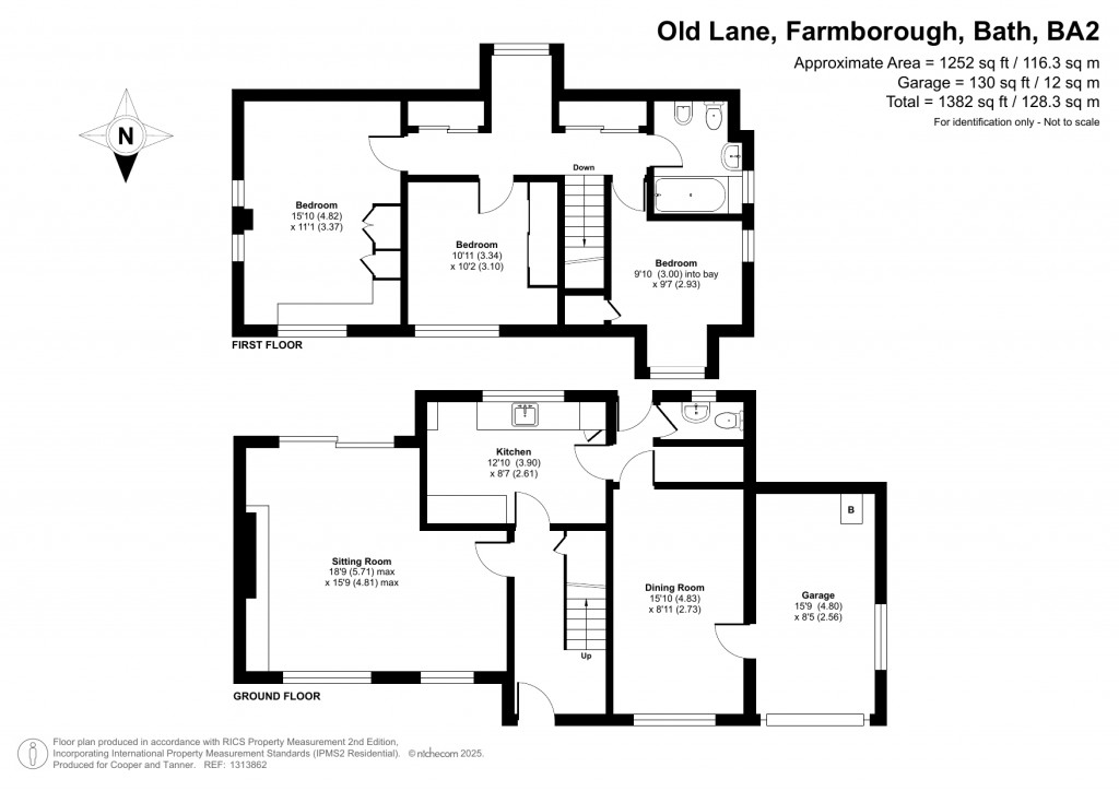 Floorplans For Old Lane, Farmborough, Bath, Somerset