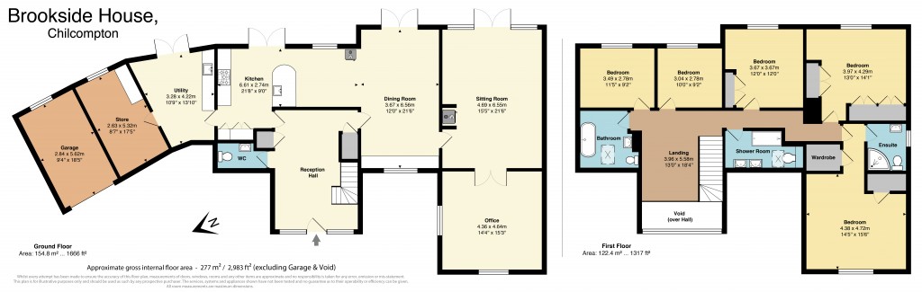 Floorplans For Chilcompton, Nr Bath
