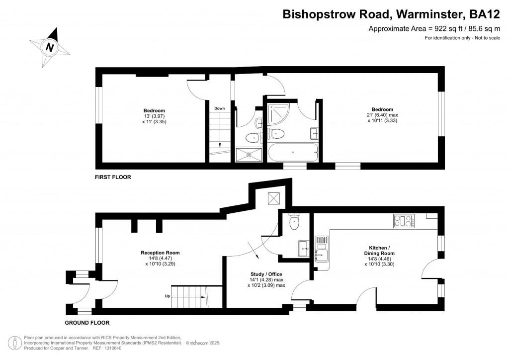 Floorplans For Bishopstrow, Wiltshire