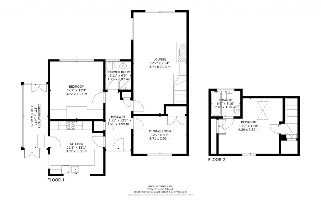 Floorplans For Sedlescombe, Battle, East Sussex
