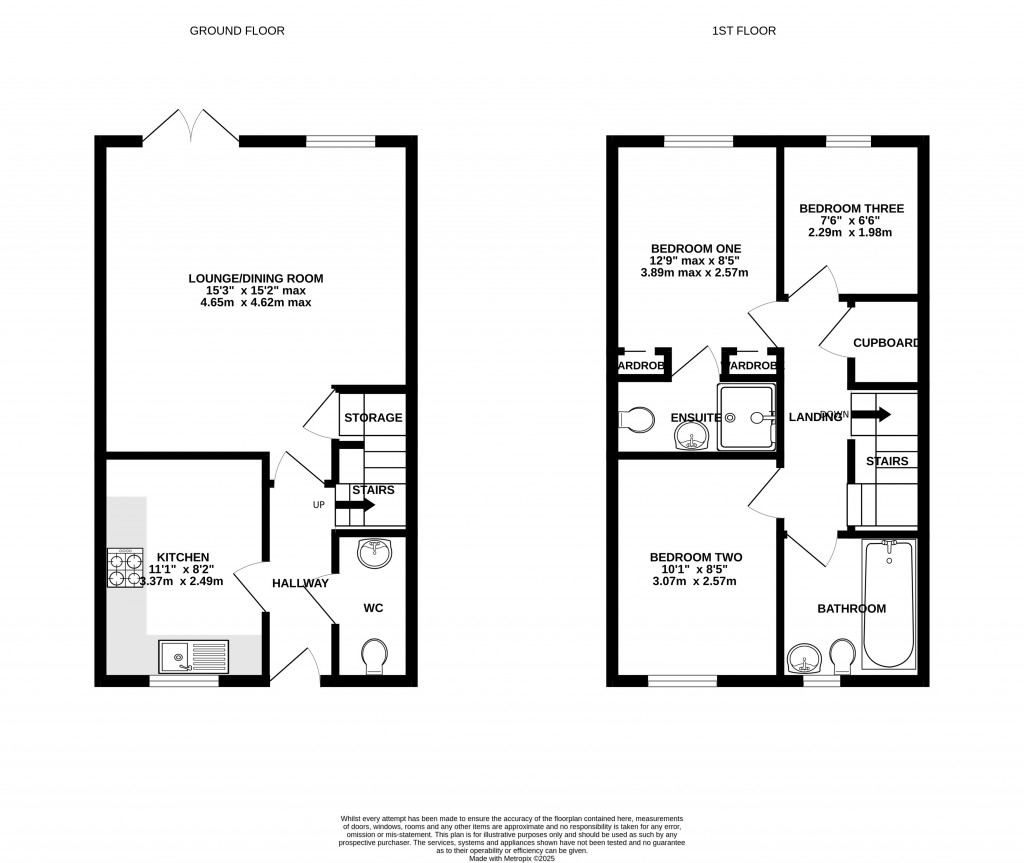 Floorplans For Upper Court, Westfield, Radstock, Somerset
