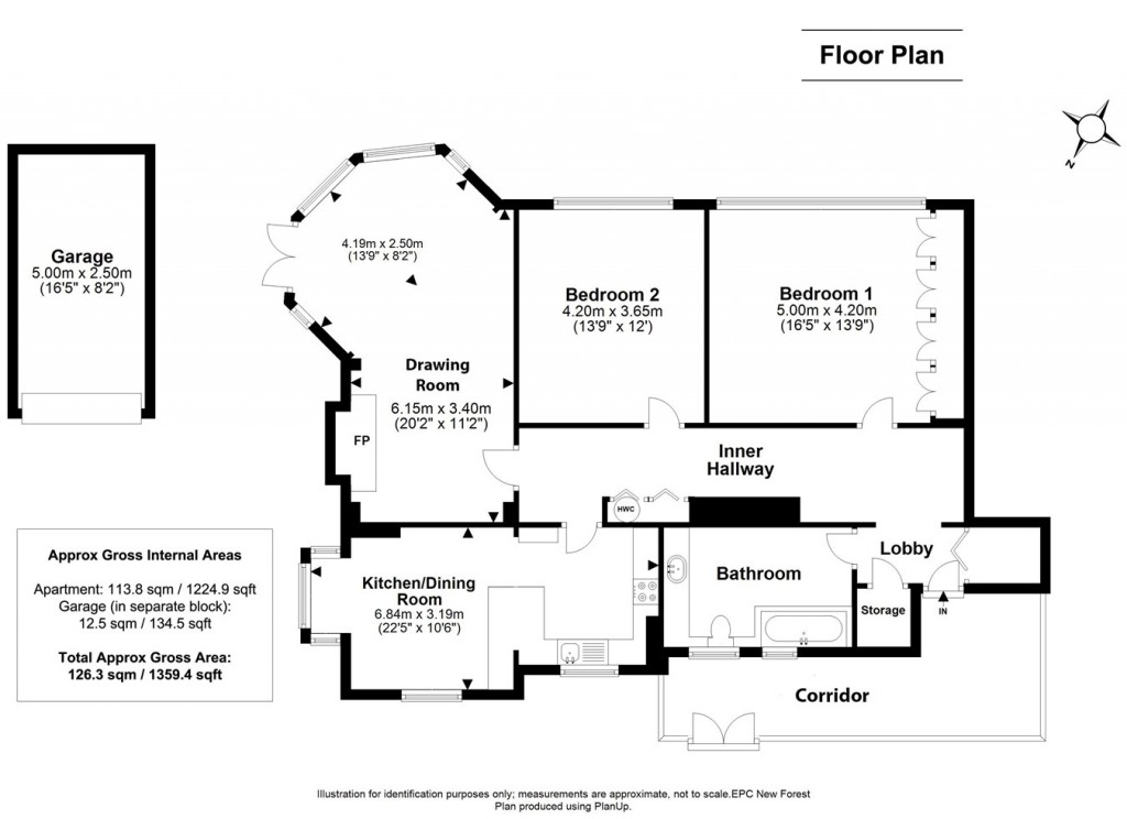 Floorplans For Bank, Lyndhurst, SO43