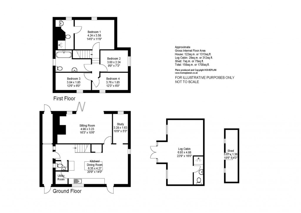 Floorplans For Pitmore Lane, Pennington, Lymington, SO41