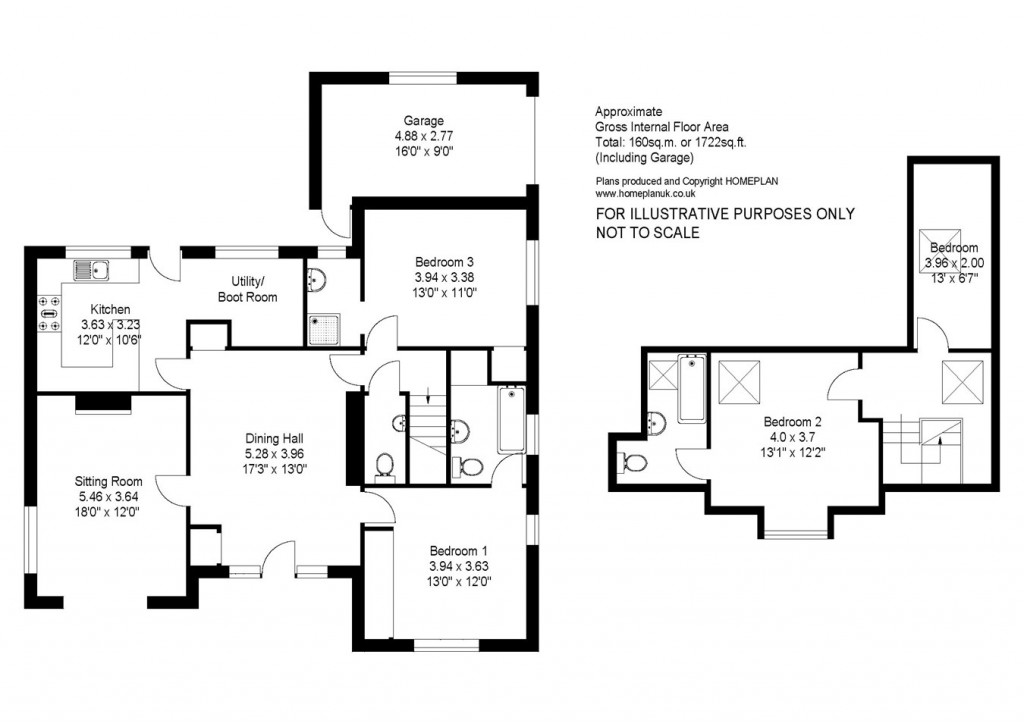 Floorplans For Barnes Lane, Milford on Sea, Lymington, SO41