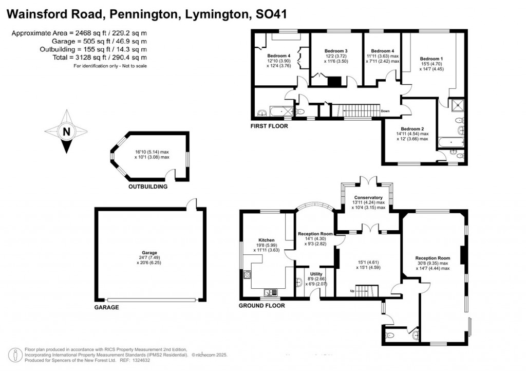 Floorplans For Wainsford Road, Pennington, Lymington, SO41